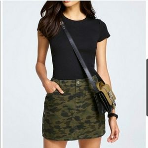 Rebecca Minkoff Camo Skirt